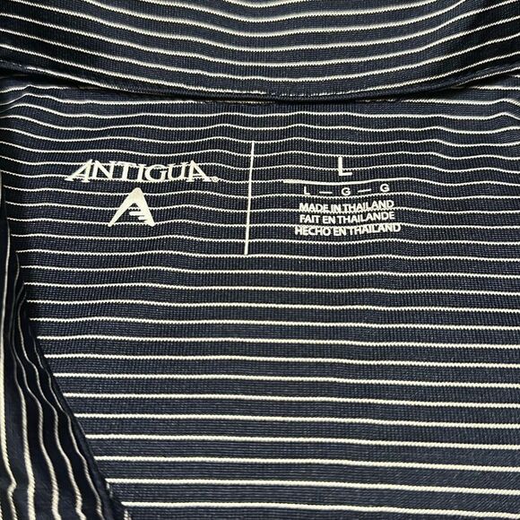 Antigua MLB Cleveland Indians Guardians Short Sleeve Polo Shirt Men’s L - Picture 3 of 5